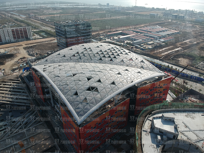 ETFE膜結(jié)構(gòu)優(yōu)質(zhì)結(jié)構(gòu)獎|橫琴中拉經(jīng)貿(mào)園區(qū)ETFE天幕膜結(jié)構(gòu)項(xiàng)目