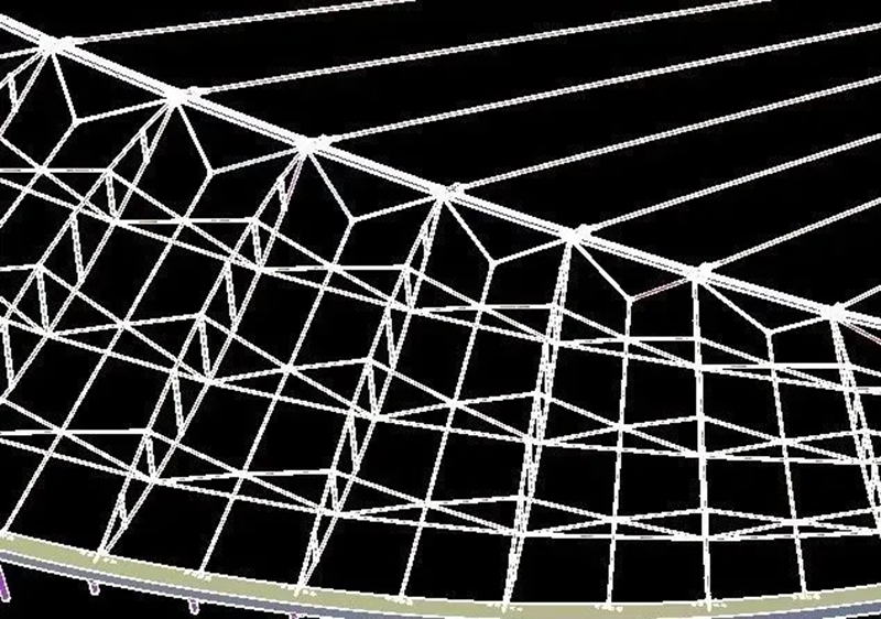 援建柬埔寨體育場 索網張拉圓滿完成