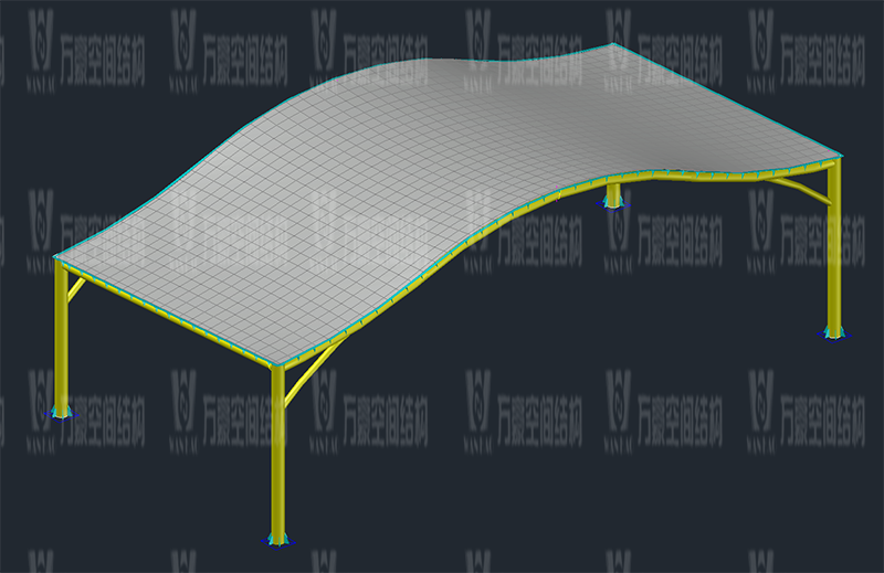 萬豪2021第8標-樂清鐵定溜溜樂園ETFE天幕及PTFE景觀傘膜結構工程