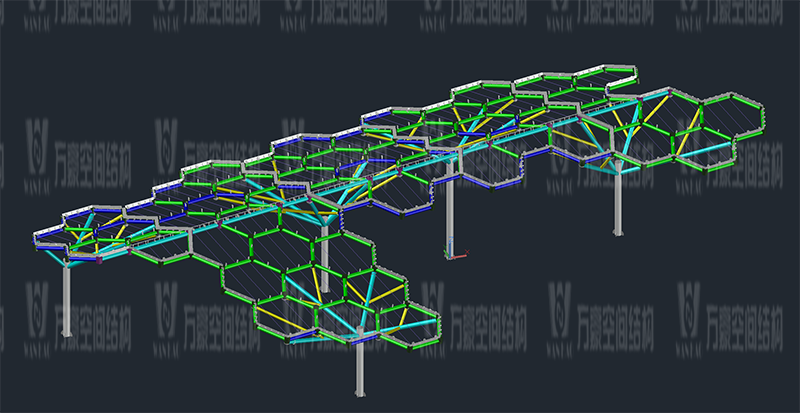 樂清鐵定溜溜樂園ETFE天幕及PTFE景觀傘膜結構工程竣工