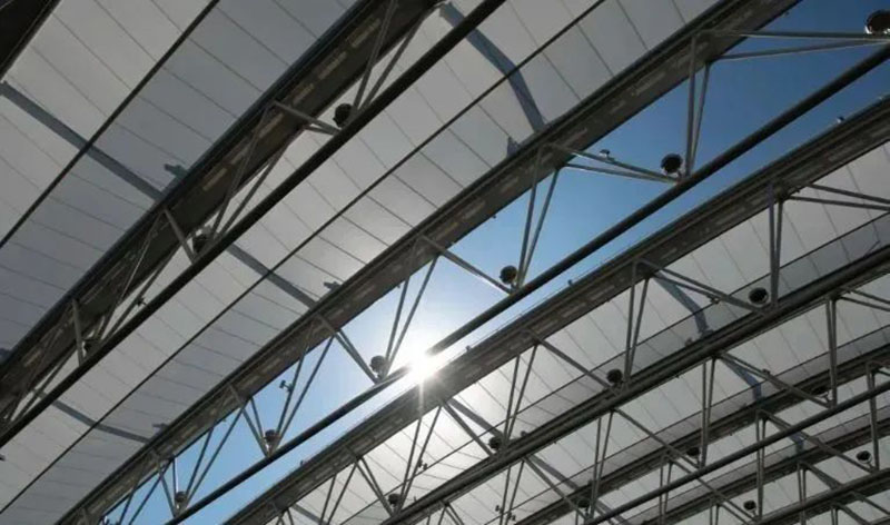 溫網的膜結構開合屋頂 溫網的膜結構開合屋頂