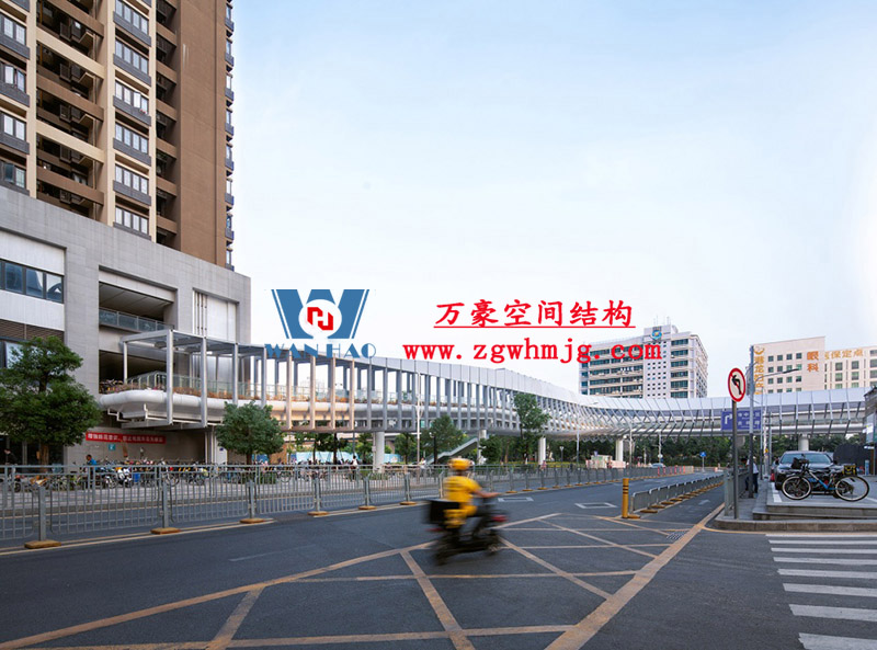 深圳龍崗三館一城ETFE連廊膜結構項目