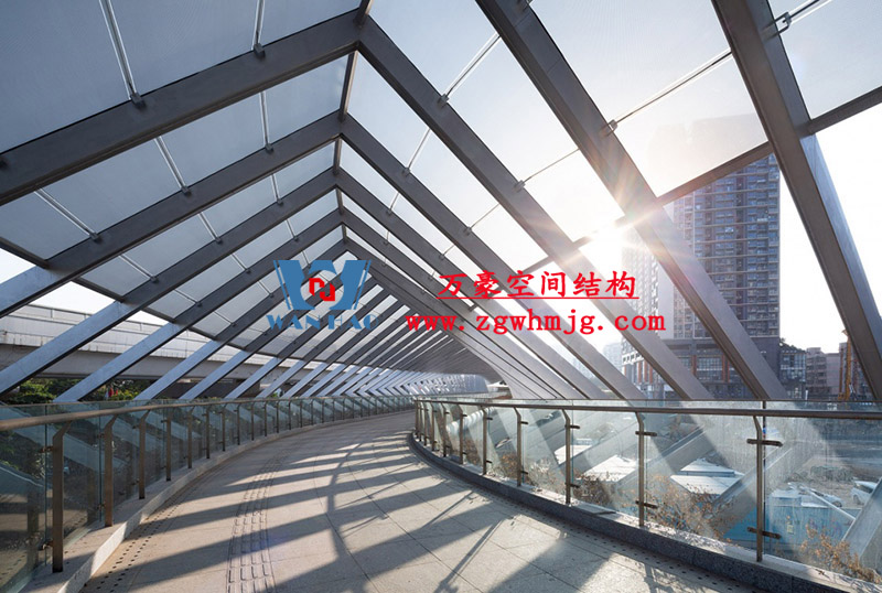 深圳龍崗三館一城ETFE連廊膜結構項目