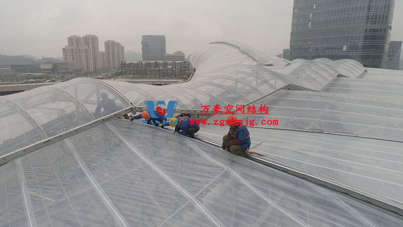遵義高鐵新城ETFE天幕膜結構項目