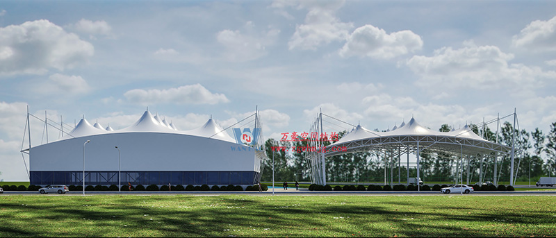 萬(wàn)豪2023第6標(biāo)-溫州惠民路西側(cè)綠地球場(chǎng)鋼膜結(jié)構(gòu)工程