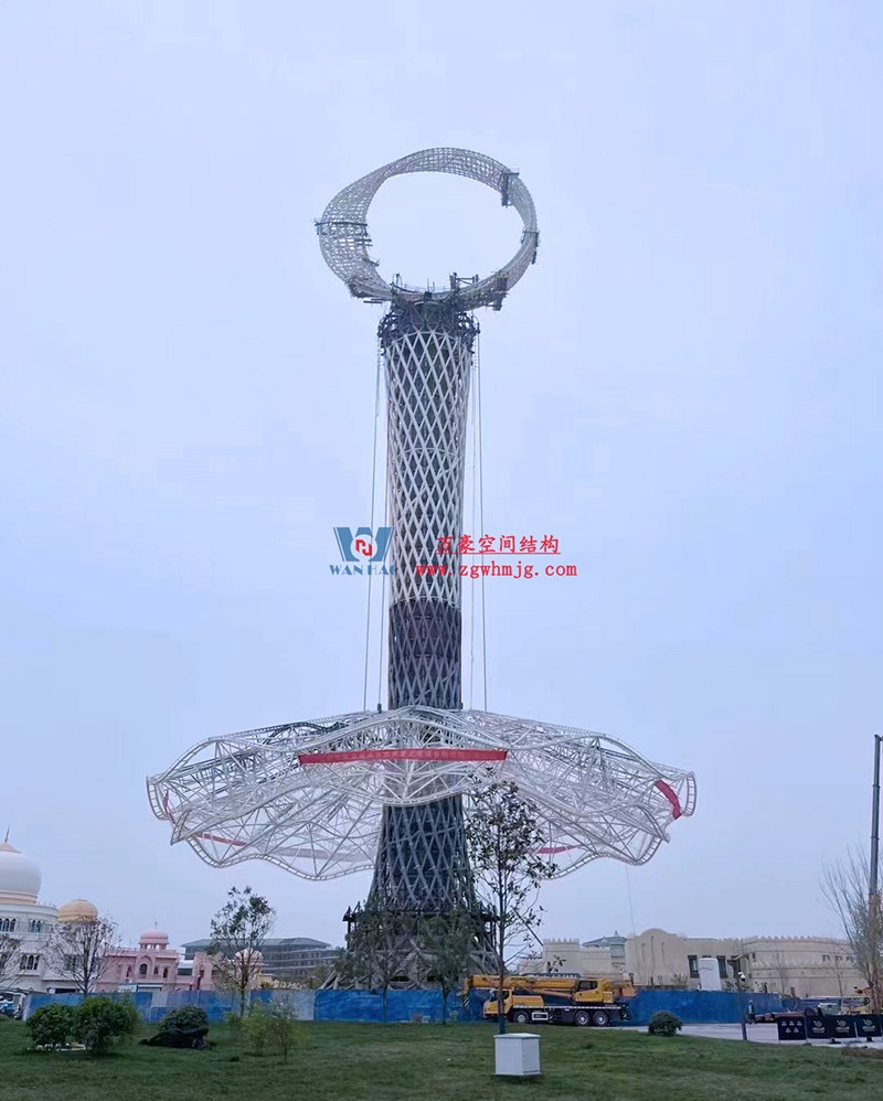 I TOWER-芭蕾舞者裙擺提升安裝階段完美收官！