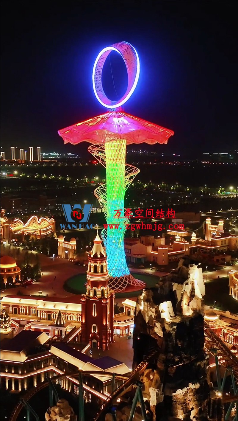 身姿輕盈，造型優美的膜結構建筑