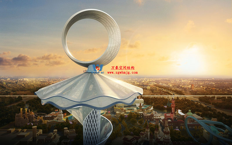 西安絲路塔ETFE膜結構項目順利完工