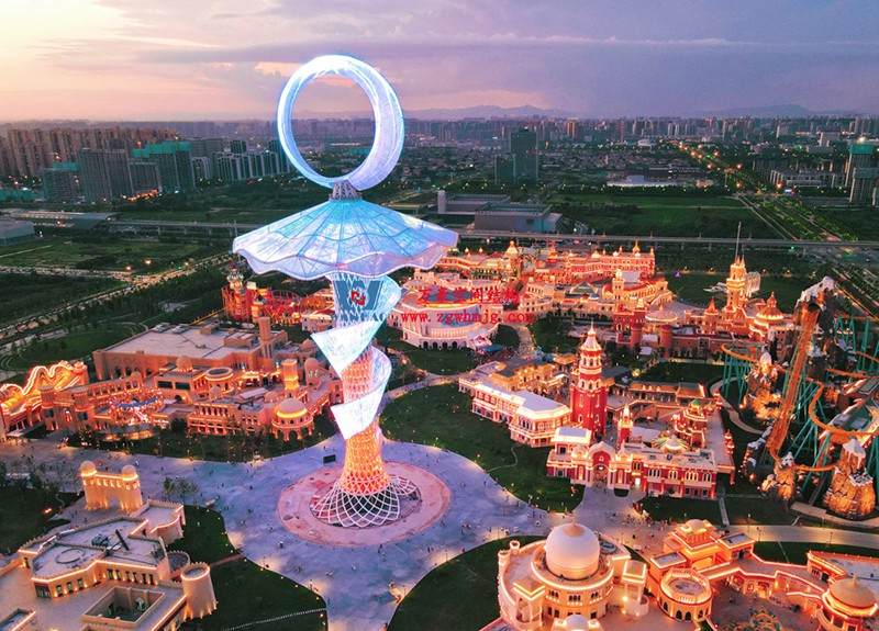 西安絲路塔ETFE膜結構項目順利完工