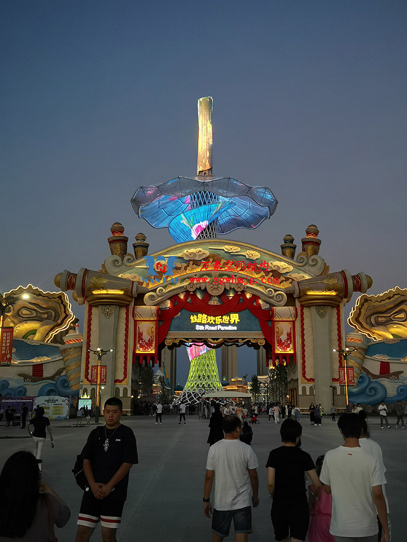 西安絲路塔ETFE膜結構項目順利完工