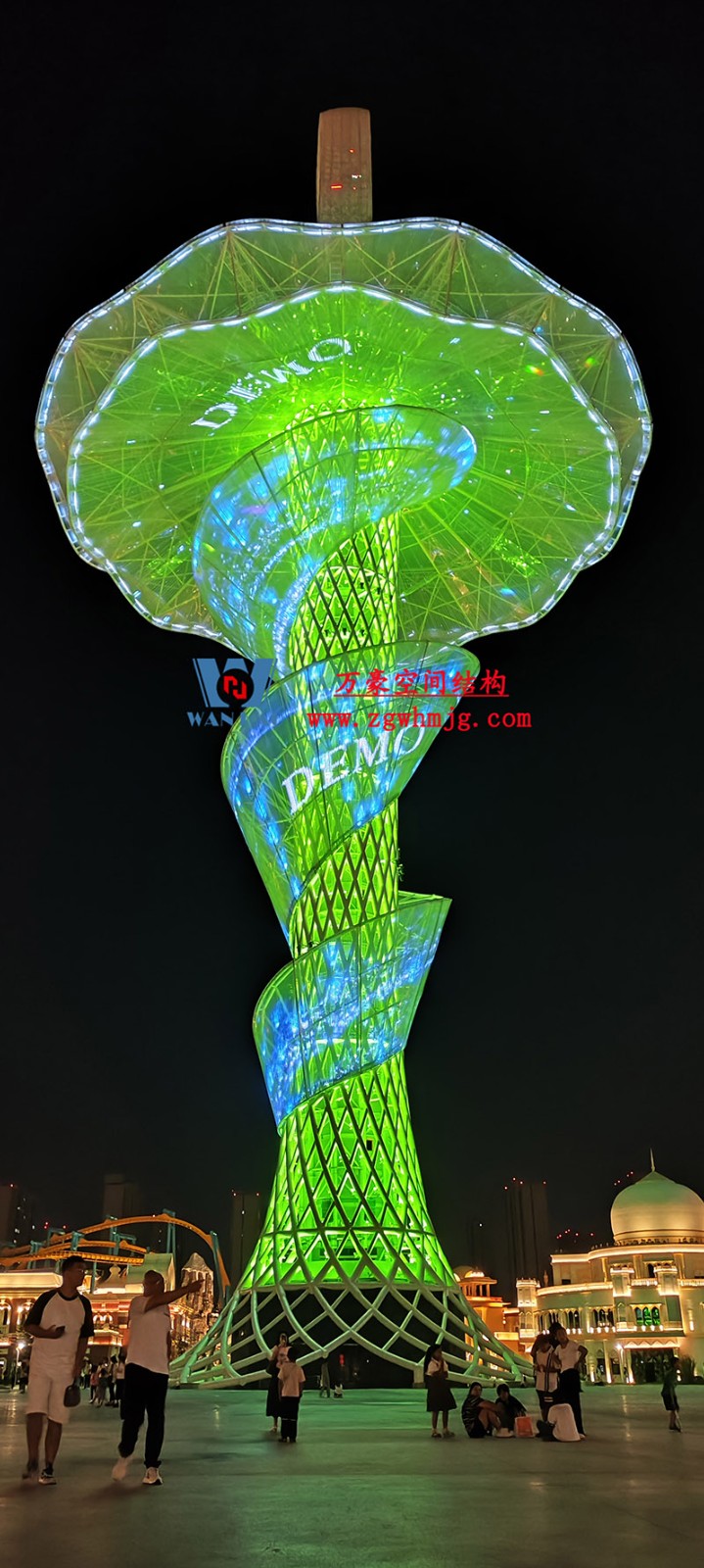 西安絲路塔ETFE膜結構項目順利完工