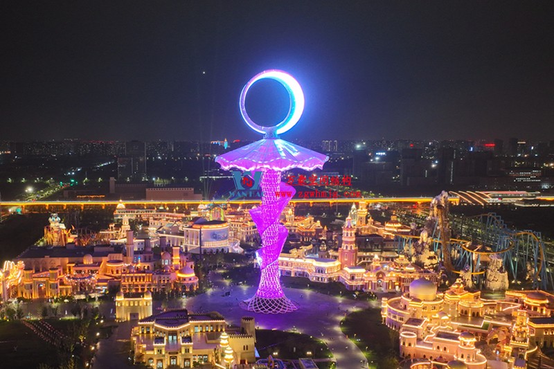 西安絲路塔ETFE膜結構項目順利完工