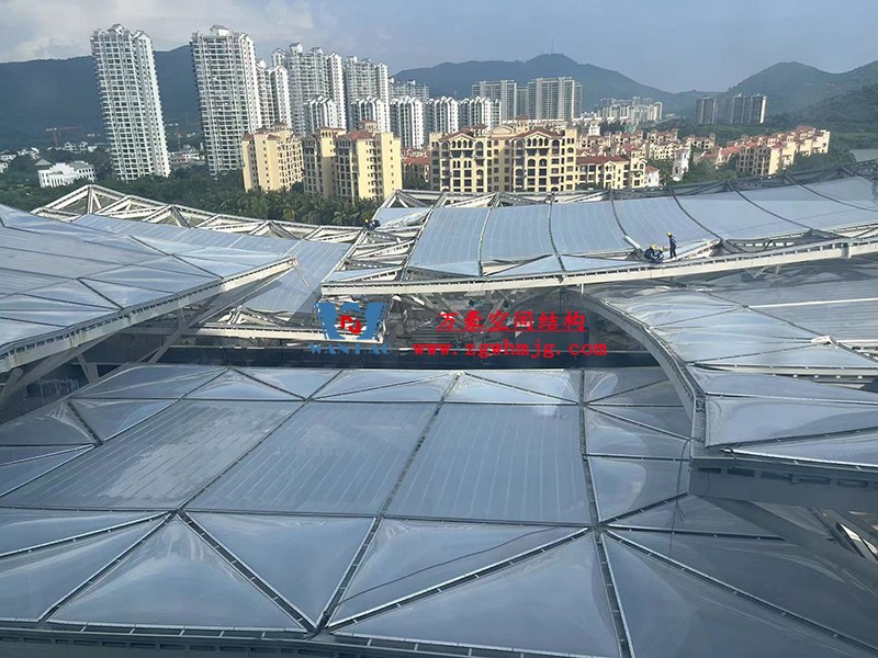 中交海南總部基地項目A地塊三標段ETFE膜結構項目