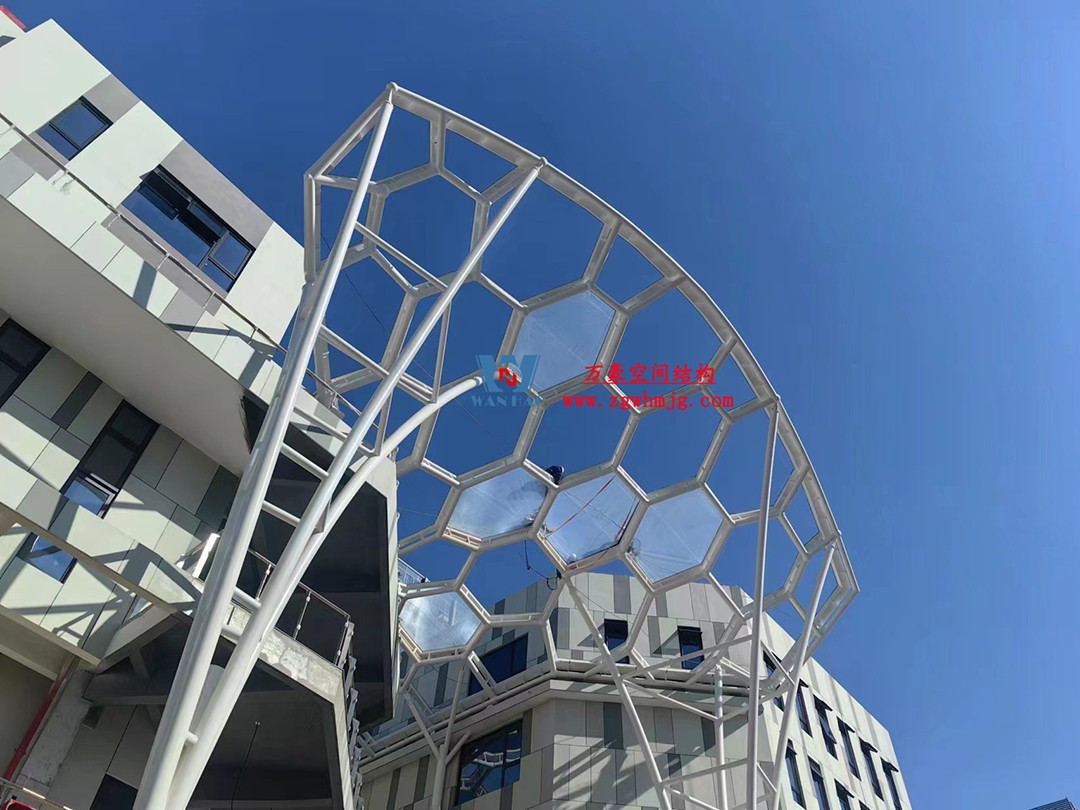 賦含夢幻色彩的商業街膜結構天幕，即將閃亮登場！