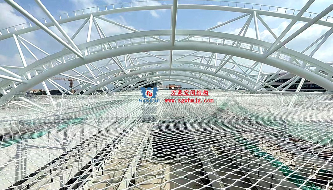 工程進度全速推進，PTFE膜材張拉在即！