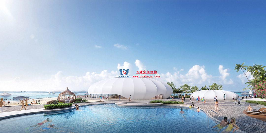 恭喜中標-京基大梅沙酒店多功能活動廳鋼膜結構工程