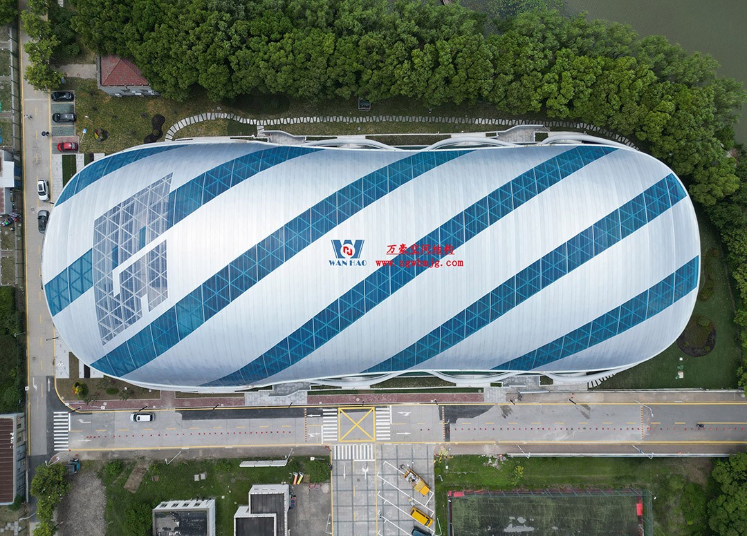 上海工程技術大學松江校區風雨操場ETFE膜結構項目