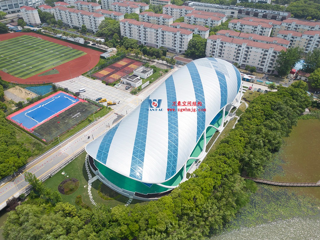 上海工程技術大學松江校區風雨操場ETFE膜結構項目