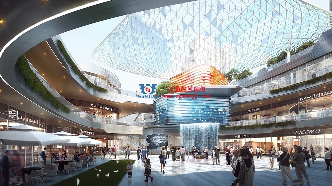 擁有夢幻外衣的ETFE膜結構商業天幕