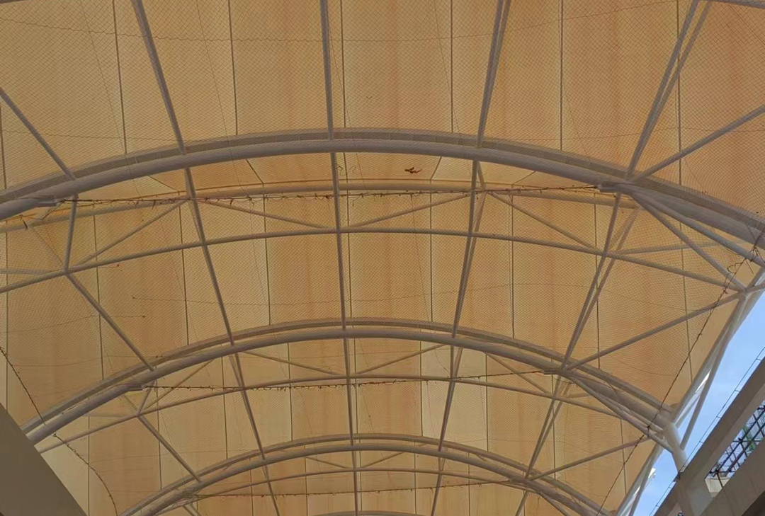 超強臺風"摩羯"狂嘯登陸，這個膜結構天幕經受嚴峻考驗！