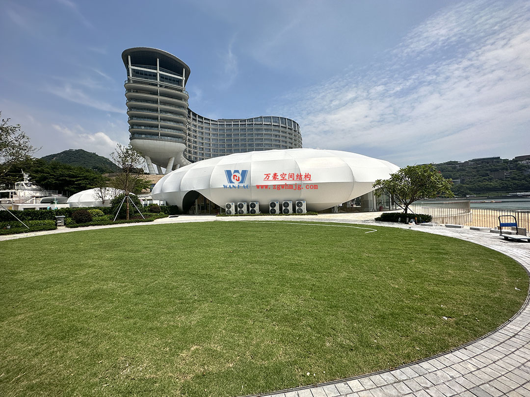 京基大梅沙酒店多功能活動廳鋼膜結構項目