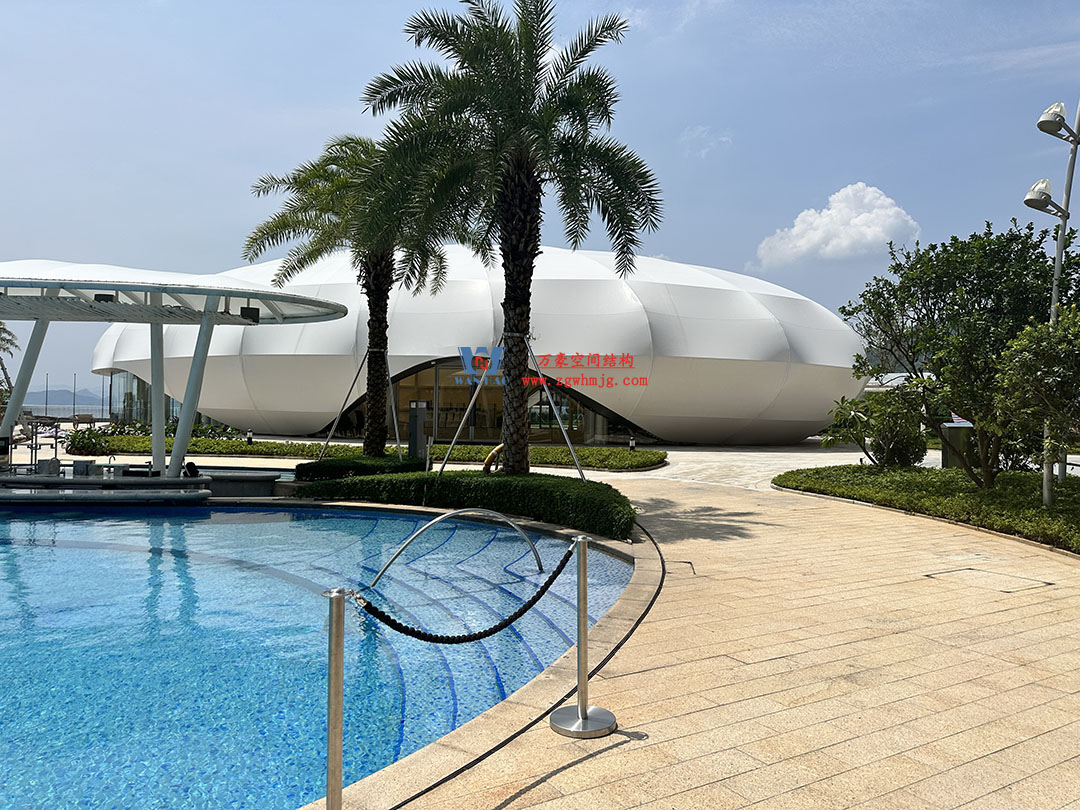 京基大梅沙酒店多功能活動廳鋼膜結構項目