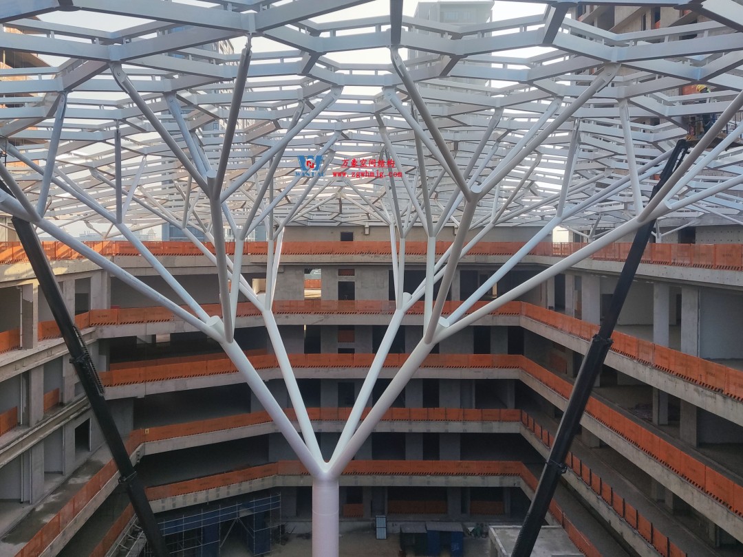 科幻巨幕降臨安吉！湖州安吉鋼結構天幕重塑城市天際線