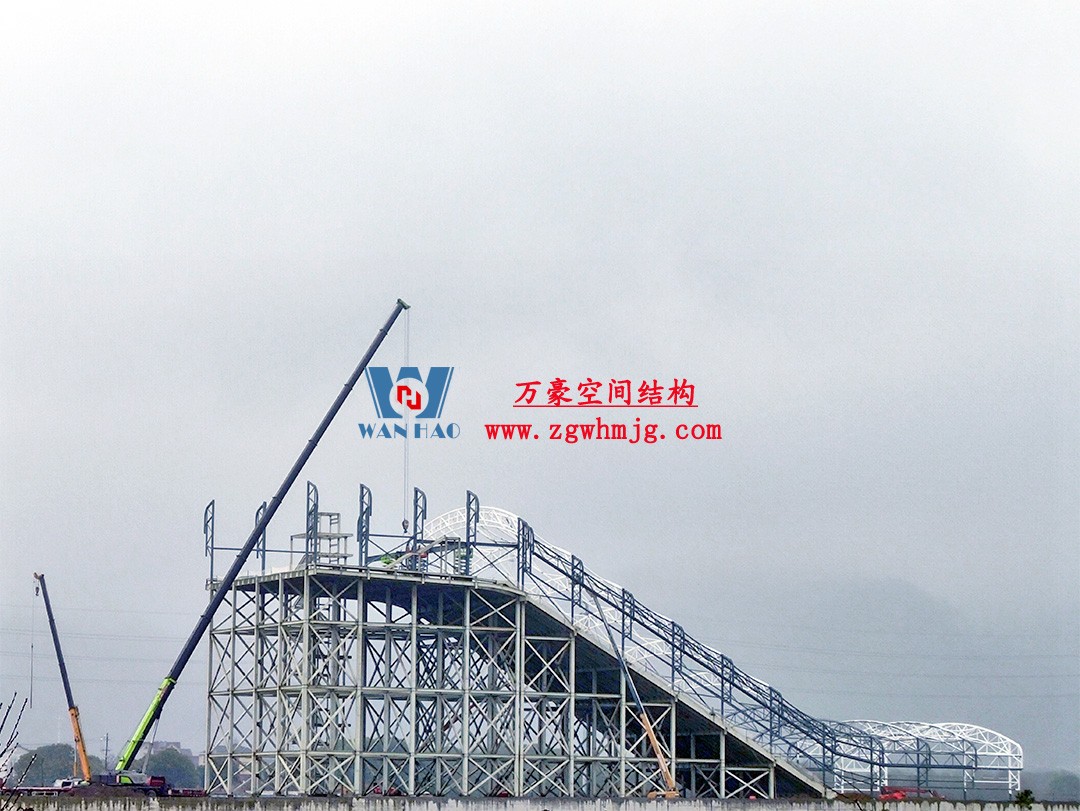 比亞迪紹興嵊州賽車場干拔沙坡觀景平臺鋼結構項目