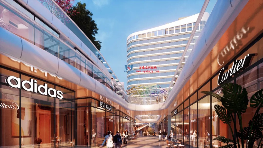 廣州茂名總匯天街商業(yè)街ETFE膜結構工程