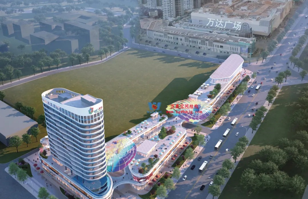 廣州茂名總匯天街商業街鋼結構工程