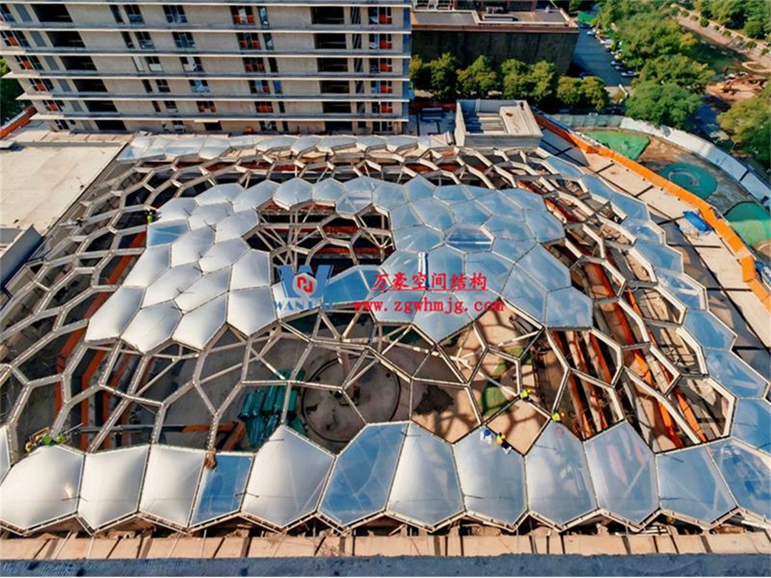 安吉縣昌碩小區地塊房產開發項目ETFE天幕