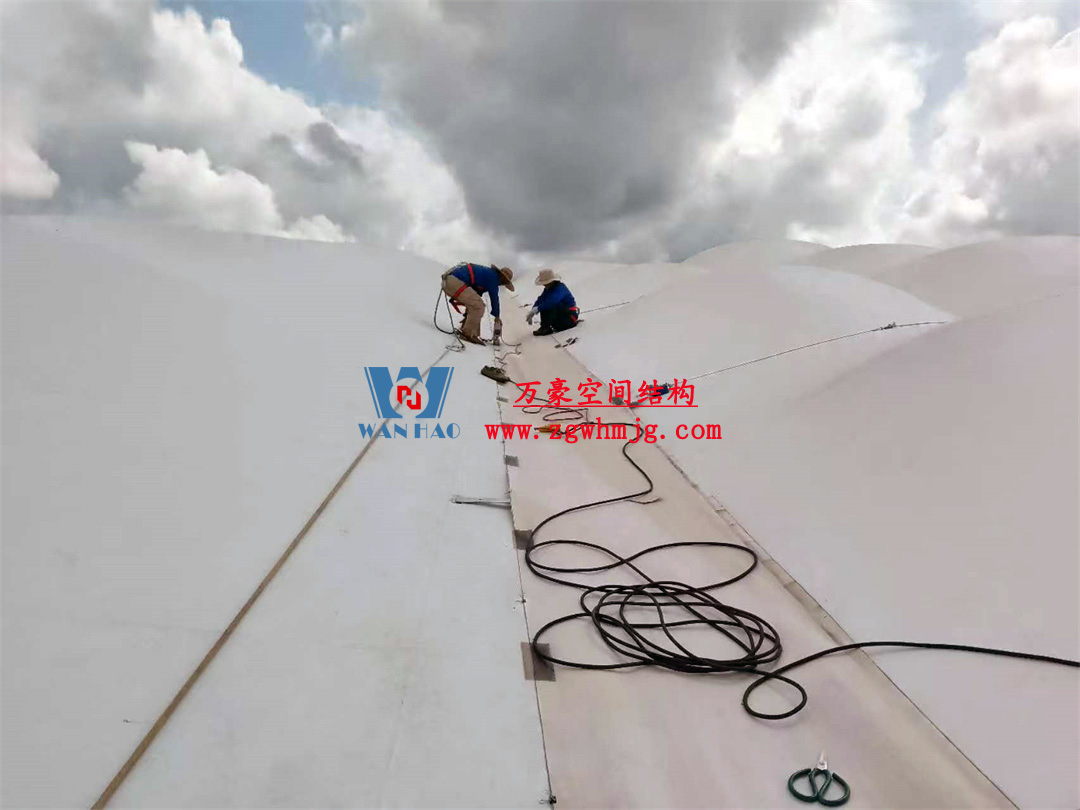 非洲杯肯尼亞體育場PTFE鋼膜結構屋面工程