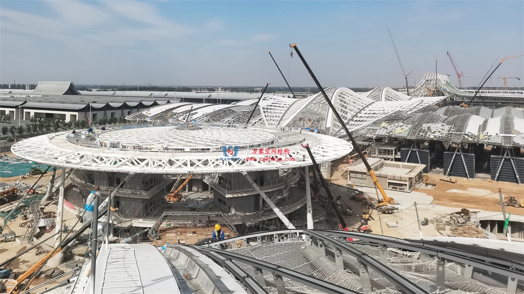 千帆競發(fā)勢如虹｜中原國際會展中心膜結(jié)構(gòu)天幕攻堅實(shí)錄，擎起中原會展新地標(biāo)！