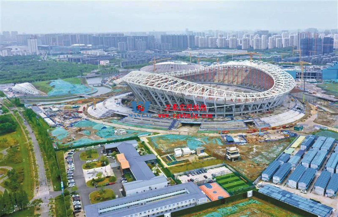 緊跟“蘇超熱浪”，火熱施工中，一只白鷺即將振翅高飛！