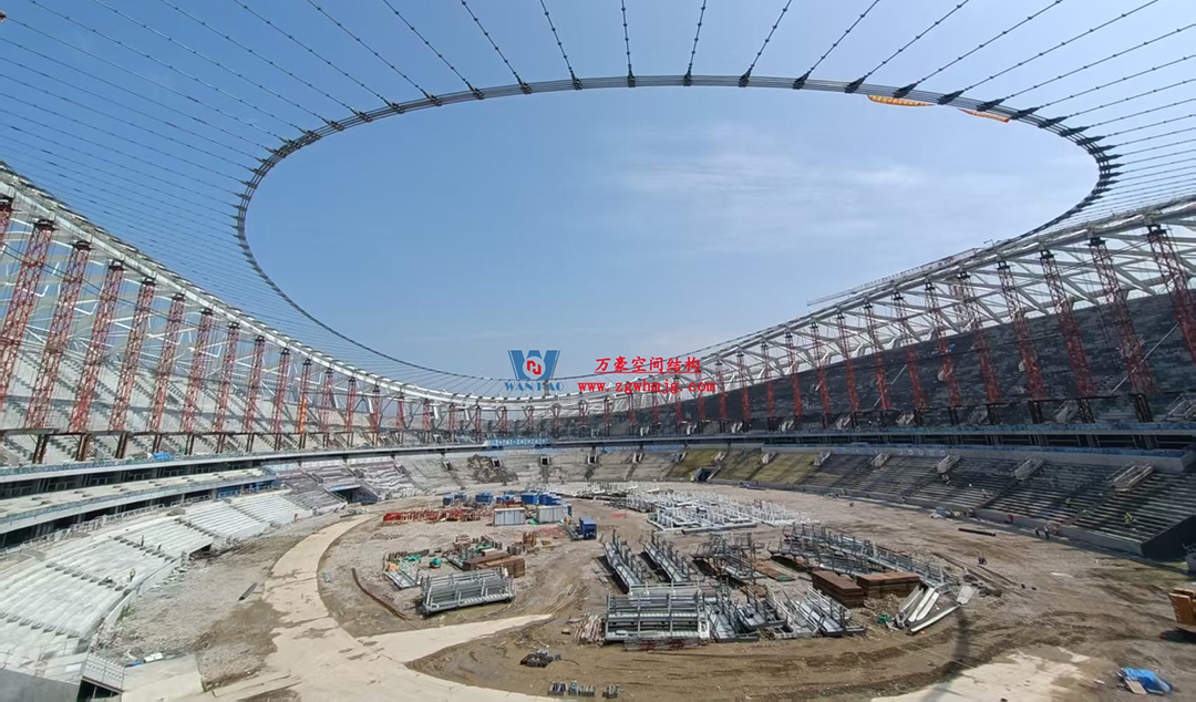 緊跟“蘇超熱浪”，火熱施工中，一只白鷺即將振翅高飛！