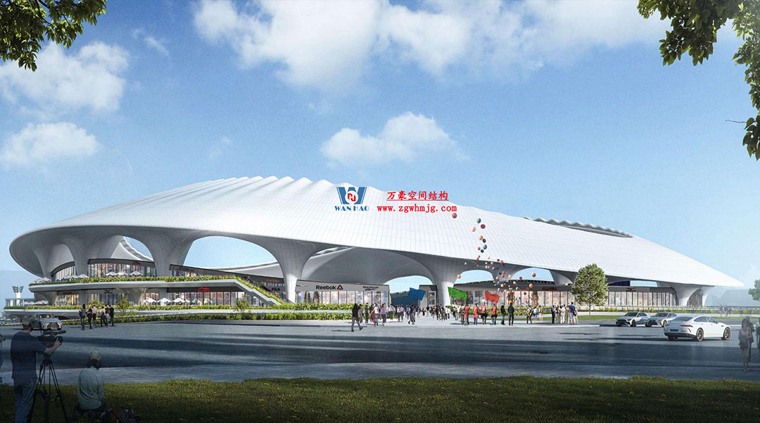 萬豪中標-山東蓬萊PEFE膜結構體育場