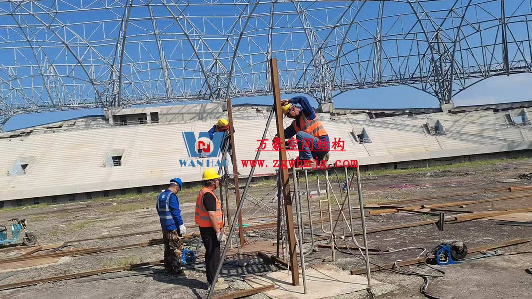 山東蓬萊體育場PTFE膜結(jié)構(gòu)項目