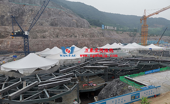 南京園博園穹蓋式膜結構棚項目