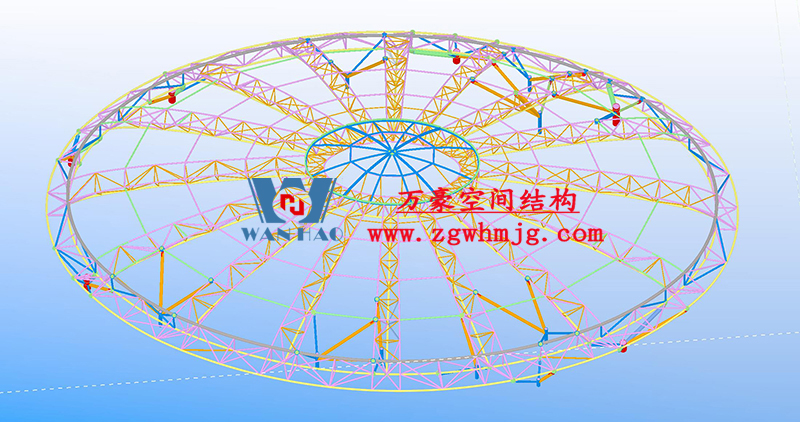 萬豪2022第12標-明宇廣場6號地塊商業（萬達廣場）改造項目鋼膜結構ETFE蓋頂天幕工程