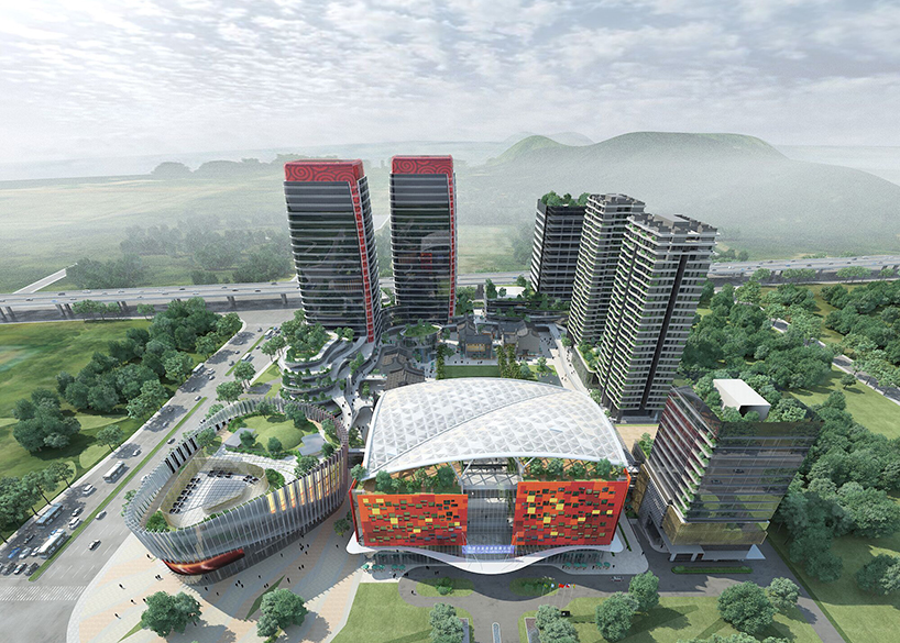 橫琴中拉經貿園區ETFE天幕膜結構項目