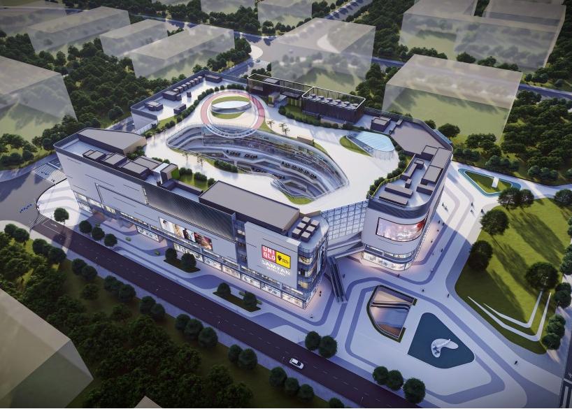 廣州從化鳳凰新天地商業樓ETFE+PTFE膜結構項目