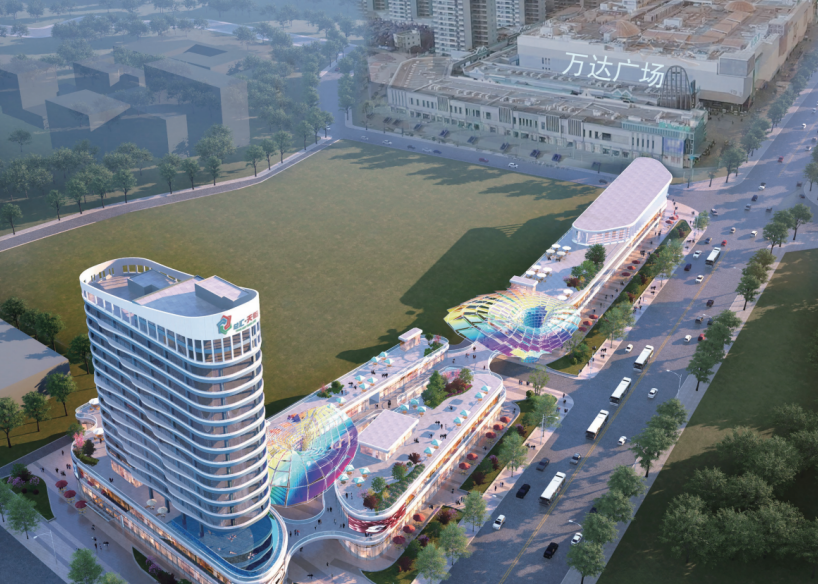 廣州茂名總匯天街商業(yè)街ETFE膜結構工程