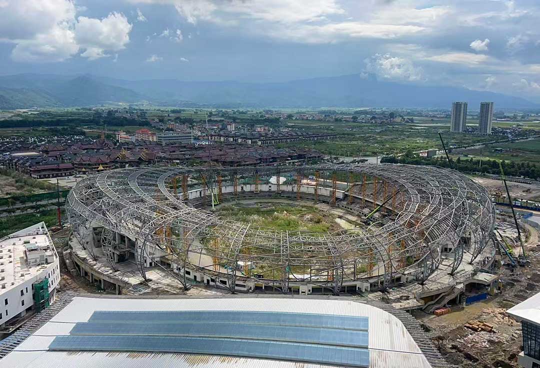 瑞麗國際文體中心鋼結構工程
